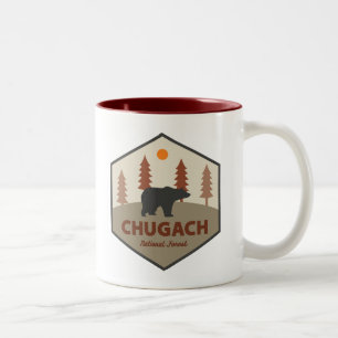 Tasse 2 Couleurs Forêt nationale de Chugach Ours de l'Alaska