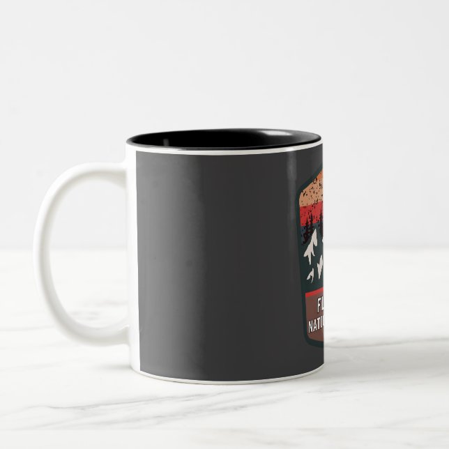 Tasse 2 Couleurs Forêt nationale de Flathead (Gauche)