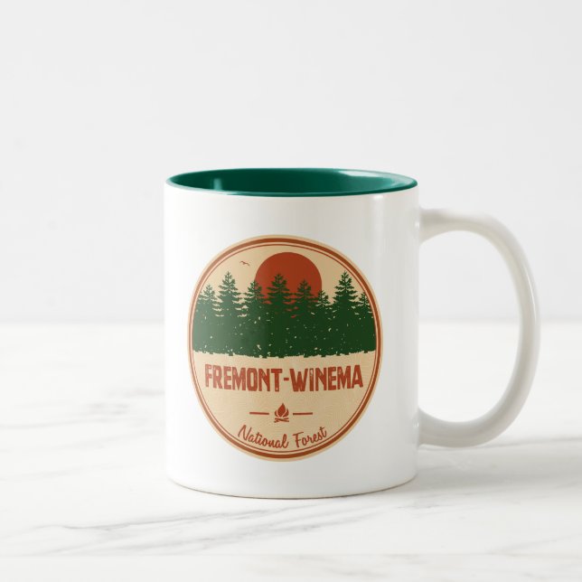 Tasse 2 Couleurs Forêt nationale de Fremont-Winema (Droit)