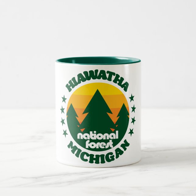 Tasse 2 Couleurs Forêt nationale de Hiawatha (Centre)