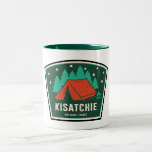 Tasse 2 Couleurs Forêt nationale de Kisatchie en Louisiane Camping