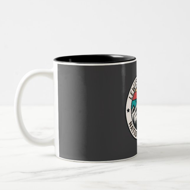 Tasse 2 Couleurs Forêt nationale de Lewis et clark (Gauche)