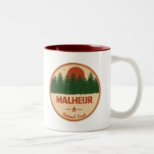 Tasse 2 Couleurs Forêt nationale de Malheur (Droit)