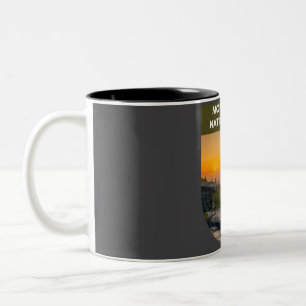 Tasse 2 Couleurs Forêt nationale de Monongahela - Lever du soleil -