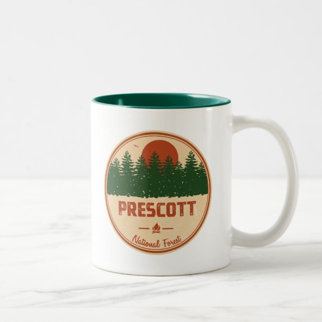Tasse 2 Couleurs Forêt nationale de Prescott (Droit)