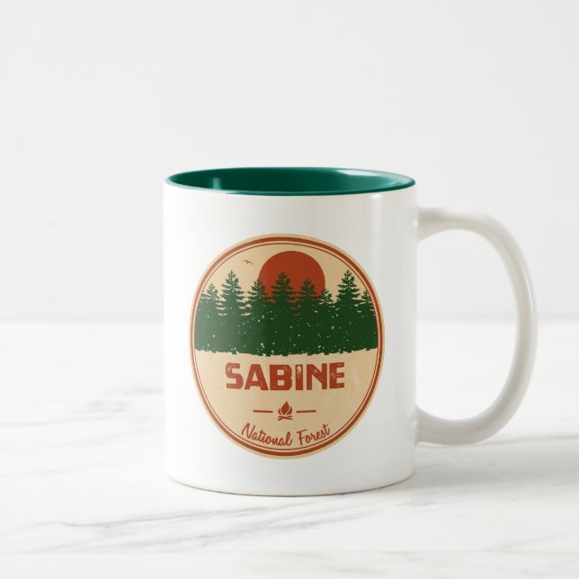 Tasse 2 Couleurs Forêt nationale de Sabine (Droit)