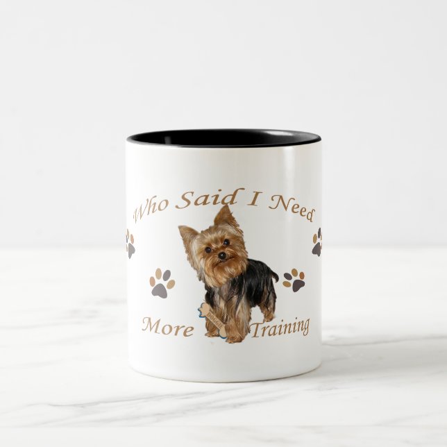 Tasse 2 Couleurs Formation des besoins de Yorkshire Terrier (Centre)