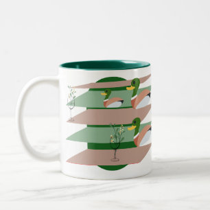 Tasse 2 Couleurs Formes, canards