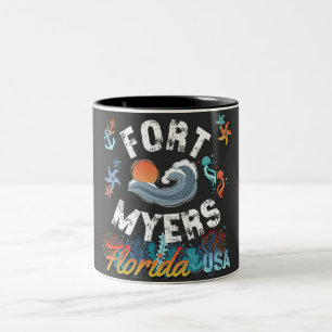 Tasse 2 Couleurs Fort Myers, Floride
