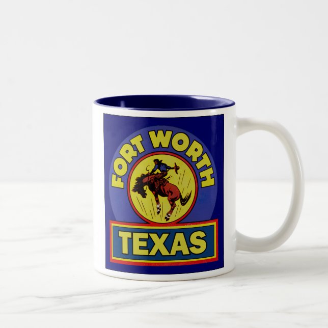 Tasse 2 Couleurs Fort Worth le Texas (Droit)