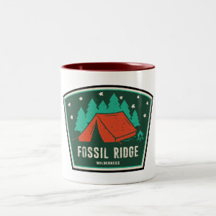 Tasse 2 Couleurs Fossil Ridge Wilderness Colorado Camping