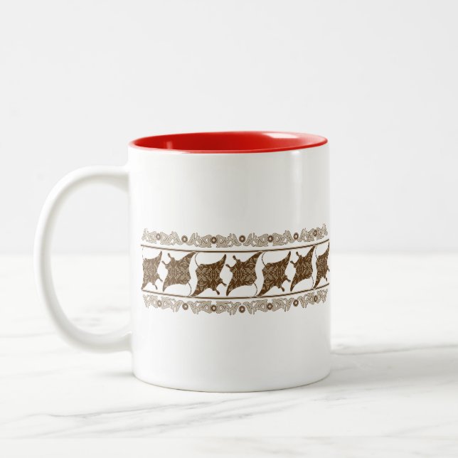 Tasse 2 Couleurs Fou-MANTA-RAY (Gauche)