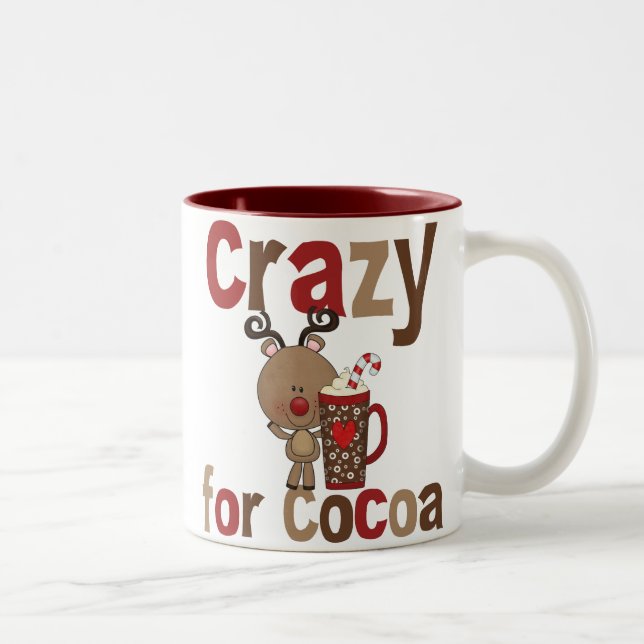 Tasse 2 Couleurs Fou pour le cacao (Droit)