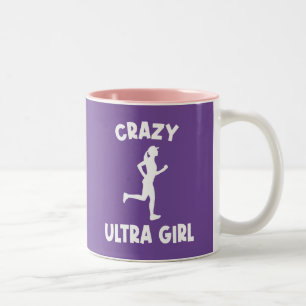 Tasse 2 Couleurs Fou Ultra Running Girl