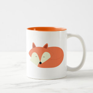 Tasse 2 Couleurs Fox rouge somnolent
