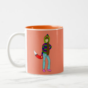 Tasse 2 Couleurs foxgirl
