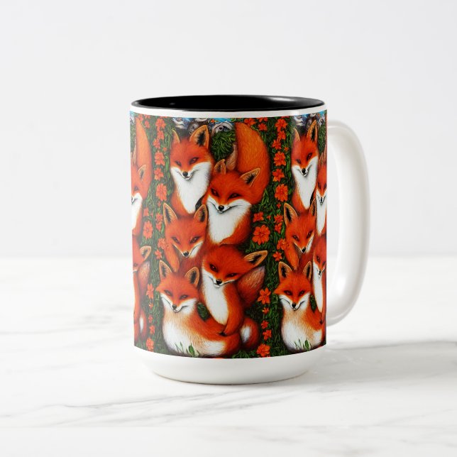 Tasse 2 Couleurs Foxy (Devant droit)