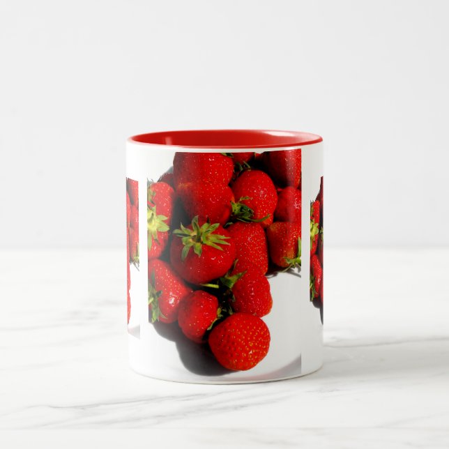Tasse 2 Couleurs Fraises (Centre)