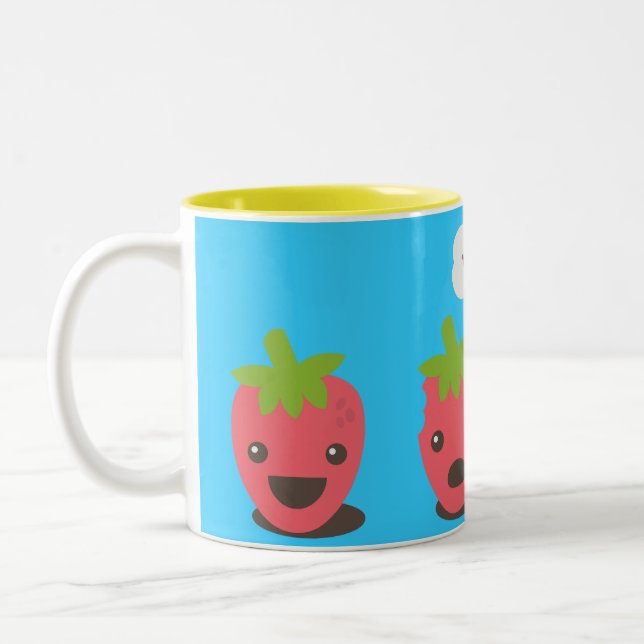 Tasse 2 Couleurs Fraises (WTF ?) (Gauche)