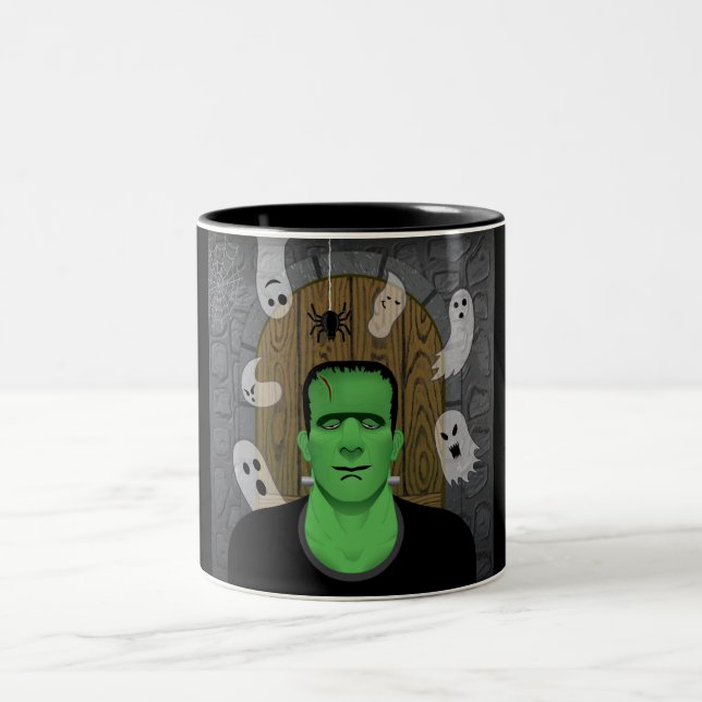 Tasse 2 Couleurs Frankenstein & Ghosts (Centre)