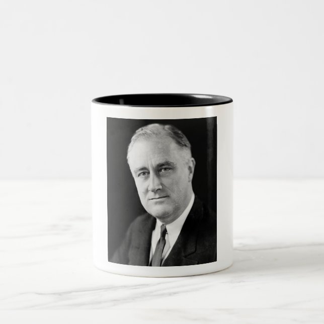 Tasse 2 Couleurs Franklin Delano Roosevelt (Centre)
