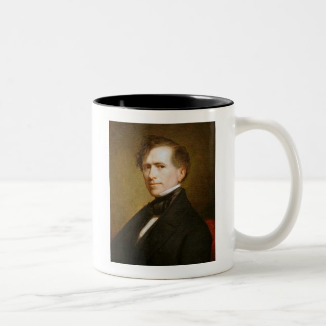 Tasse 2 Couleurs Franklin Pierce 14e Président (Droit)
