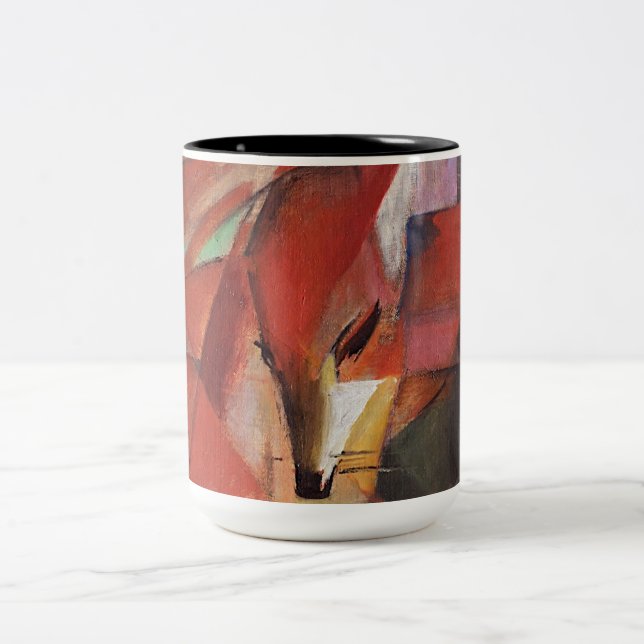 Tasse 2 Couleurs Franz Marc - Les Renards, 1913 (Centre)