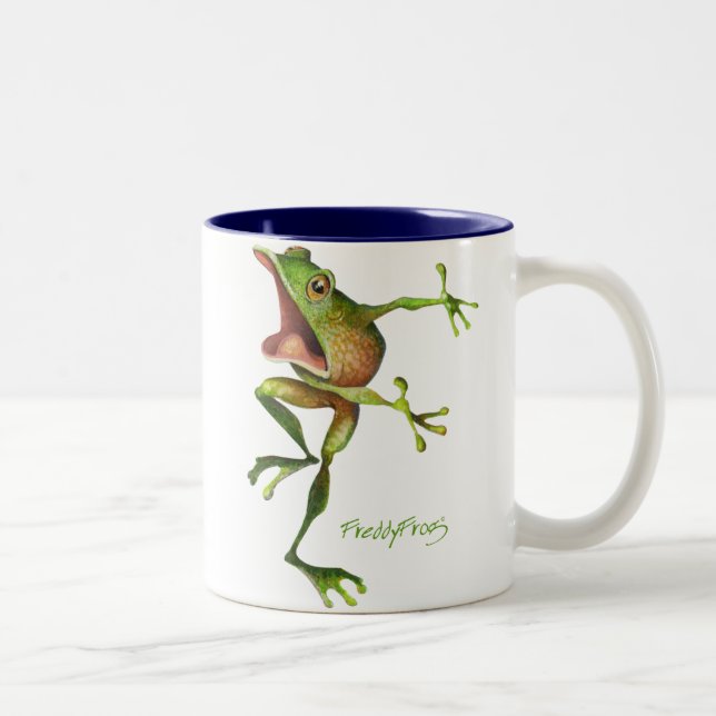 Tasse 2 Couleurs FreddyFrog, FreddyFrog (Droit)