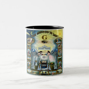 Tasse 2 Couleurs Freemasoney artisanal Hazen maçonnique