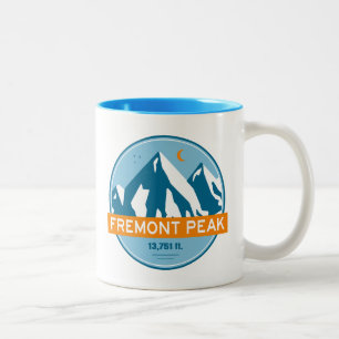 Tasse 2 Couleurs Fremont Peak Wyoming Stars Lune