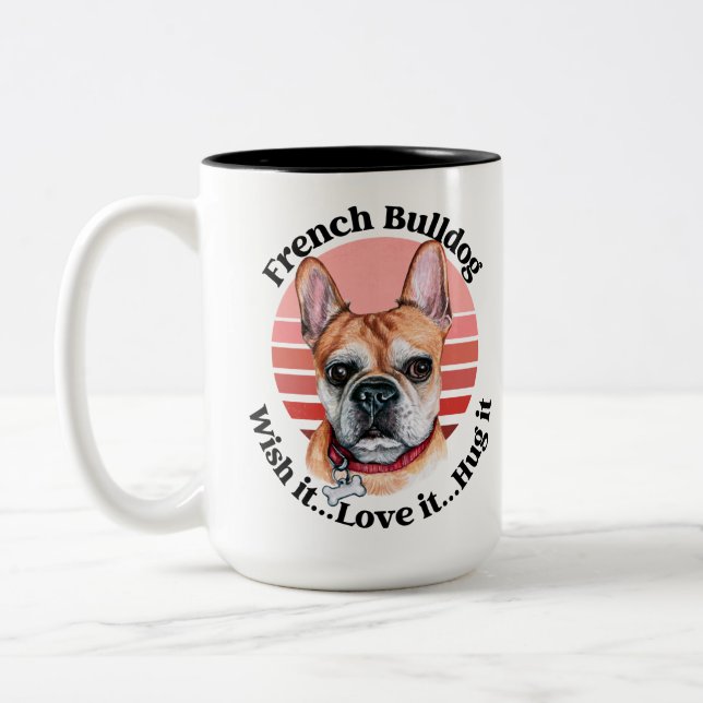 Tasse 2 Couleurs French Bulldog (Gauche)