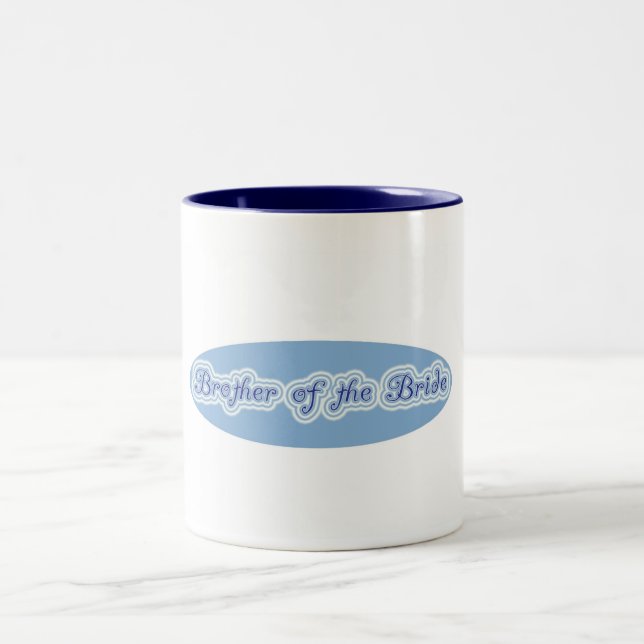 Tasse 2 Couleurs Frère de la jeune mariée (Centre)
