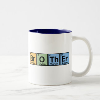 Tasse 2 Couleurs Frère fait d'éléments