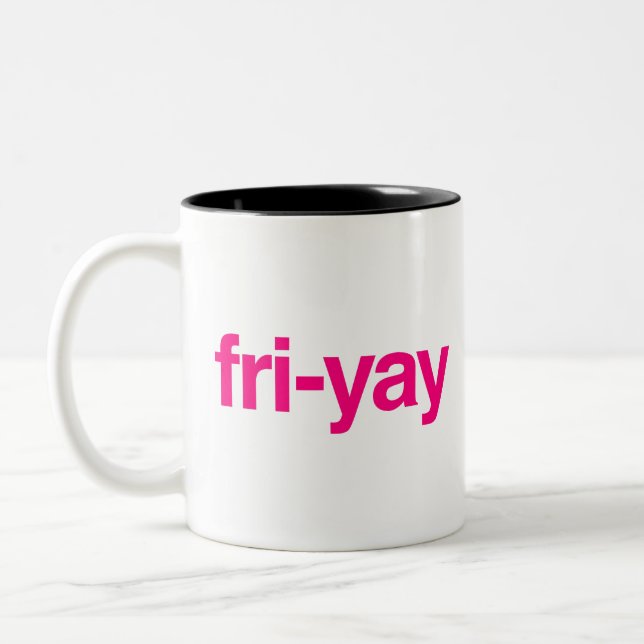 Tasse 2 Couleurs fri-yay (Gauche)