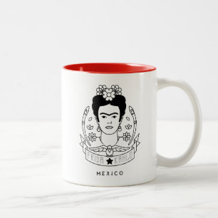 Tasse 2 Couleurs Frida Kahlo   Heroína