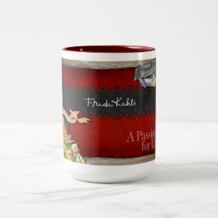 Tasse 2 Couleurs Frida Kahlo - Passion pour la vie
