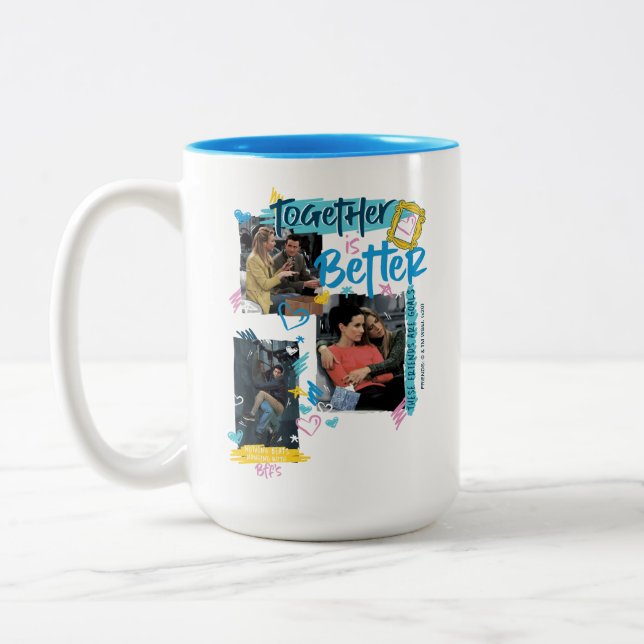 Tasse 2 Couleurs FRIENDS™ | Ensemble, c'est mieux (Gauche)