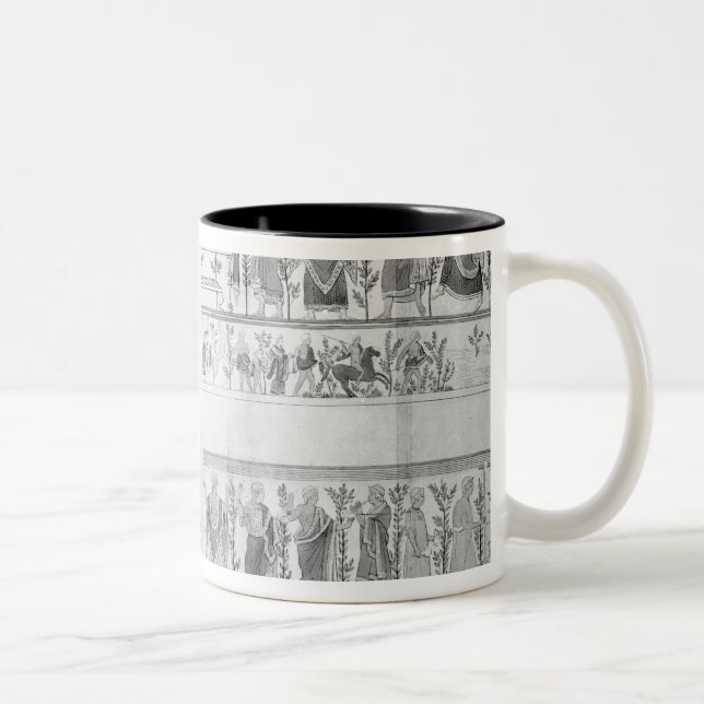 Tasse 2 Couleurs Frise du della Querciola de grotte (Droit)