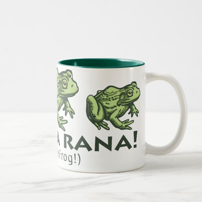 Tasse 2 Couleurs frog_Spanish_2 (Droit)