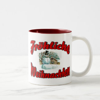 Tasse 2 Couleurs Fröhliche Weihnachten