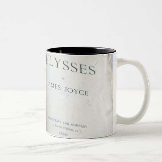 Tasse 2 Couleurs Frontispiece de 'Ulysses' par James Joyce (Droit)