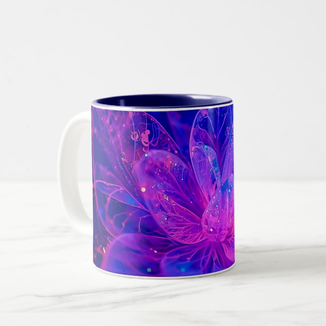 Tasse 2 Couleurs Frosted Glass Bloom (Devant gauche)