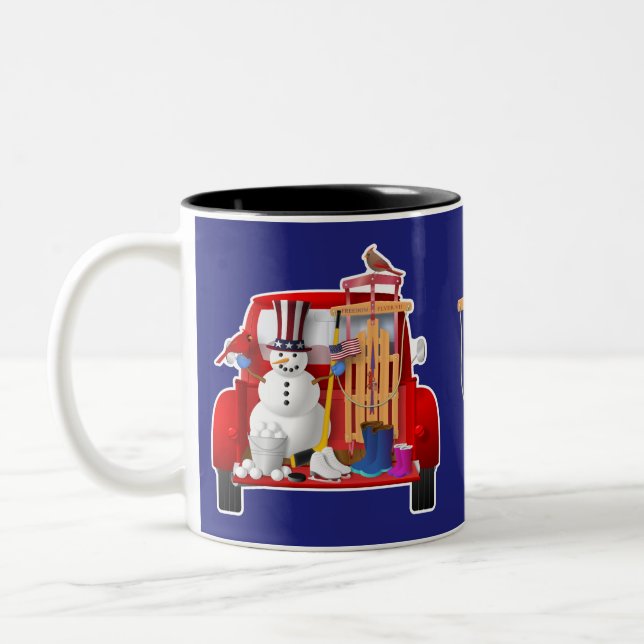 Tasse 2 Couleurs Frozen Family Fun Little Red Truck (Gauche)