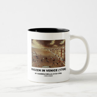 Tasse 2 Couleurs Frozen In Venice (1708) par Gabriele Bella