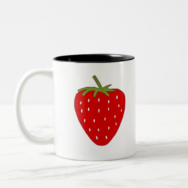 Tasse 2 Couleurs Fruit fraise (Gauche)