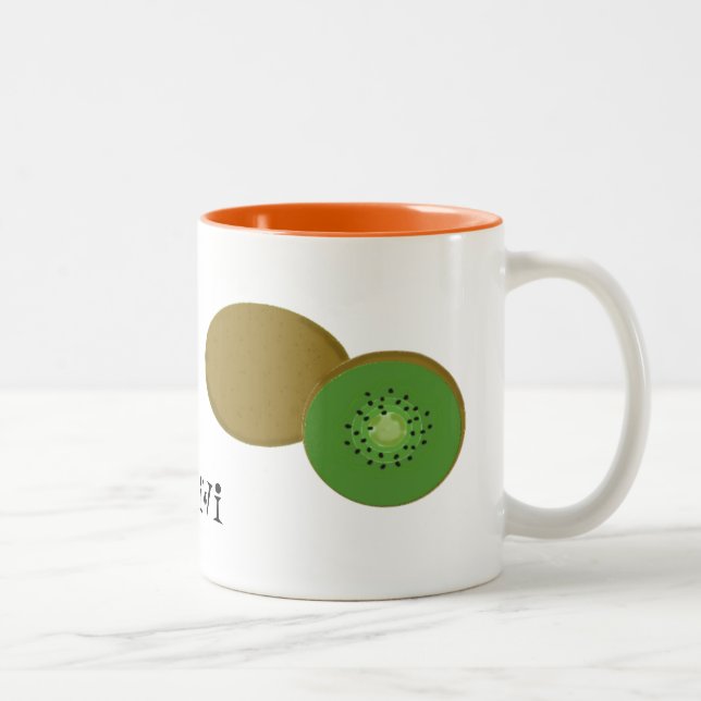 Tasse 2 Couleurs Fruit Kiwi (Droit)
