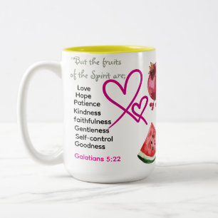 Tasse 2 Couleurs Fruits de l'Esprit
