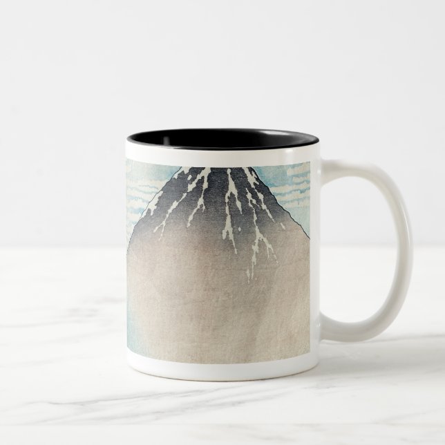 Tasse 2 Couleurs Fuji dans Weather clair (Droit)