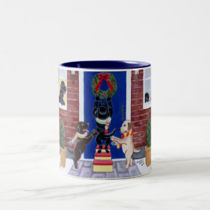 Tasse 2 Couleurs Fun de Noël