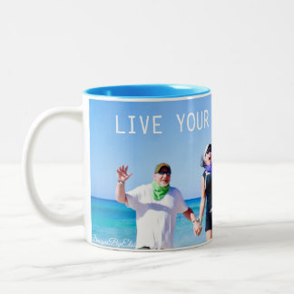 Tasse 2 Couleurs Fun "Vivez votre meilleure vie" Musique